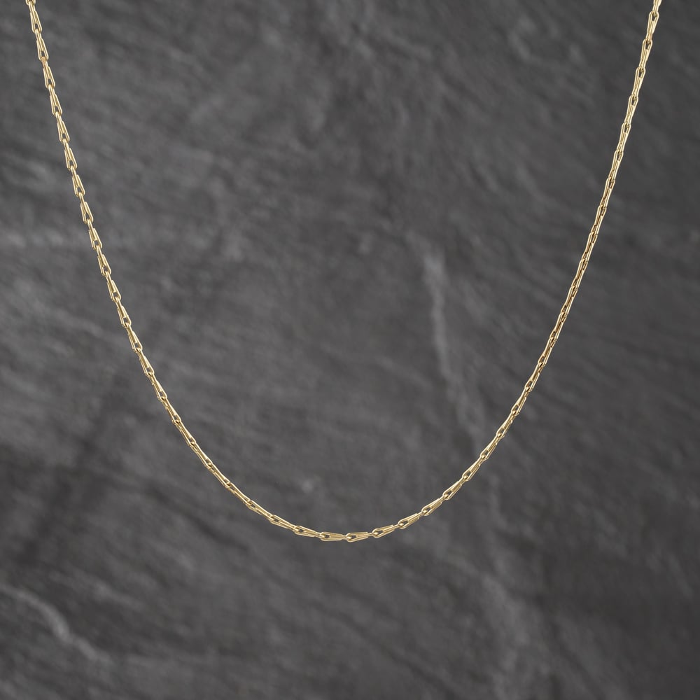 Pre-Owned 9ct Yellow Gold 18 Inch Hayseed Chain 41162452