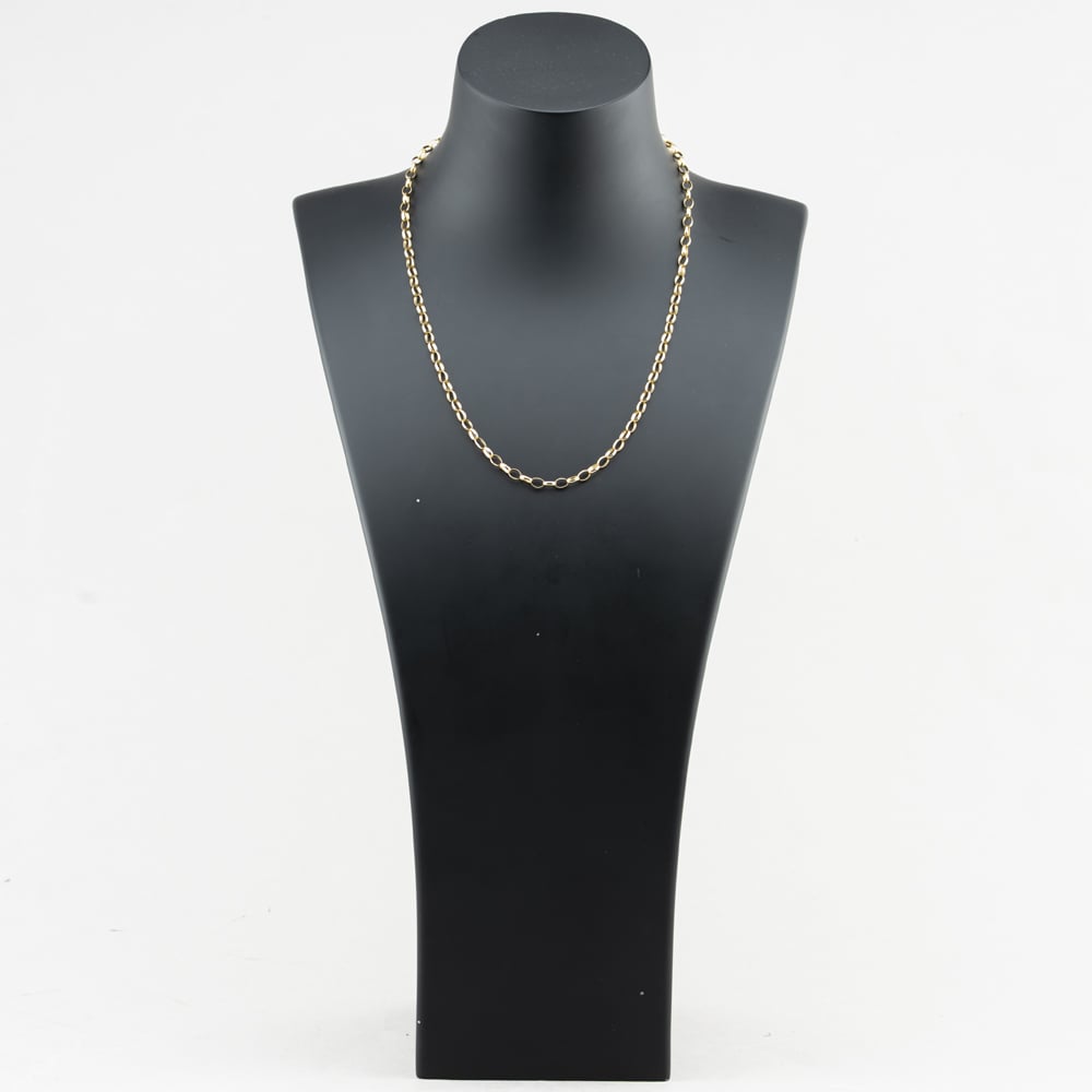 Pre-Owned 9ct Yellow Gold 19 Inch Belcher Chain 41162457