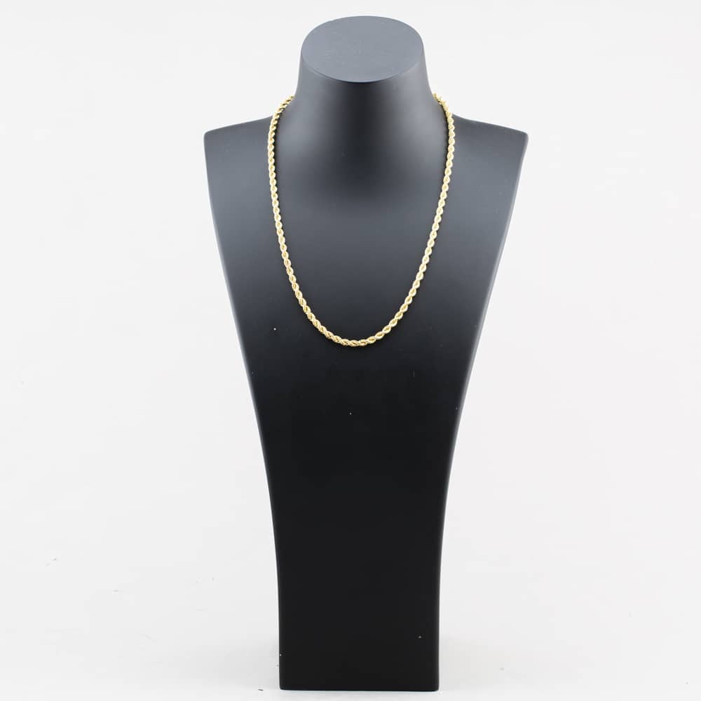 Pre-Owned 9ct Yellow Gold 20 Inch Rope Chain 41162476