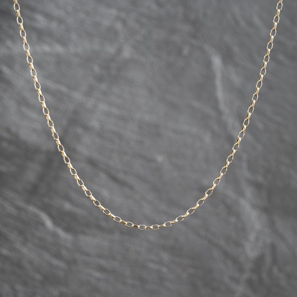 Pre-Owned 9ct Yellow Gold 22 Inch Belcher Chain 41162481