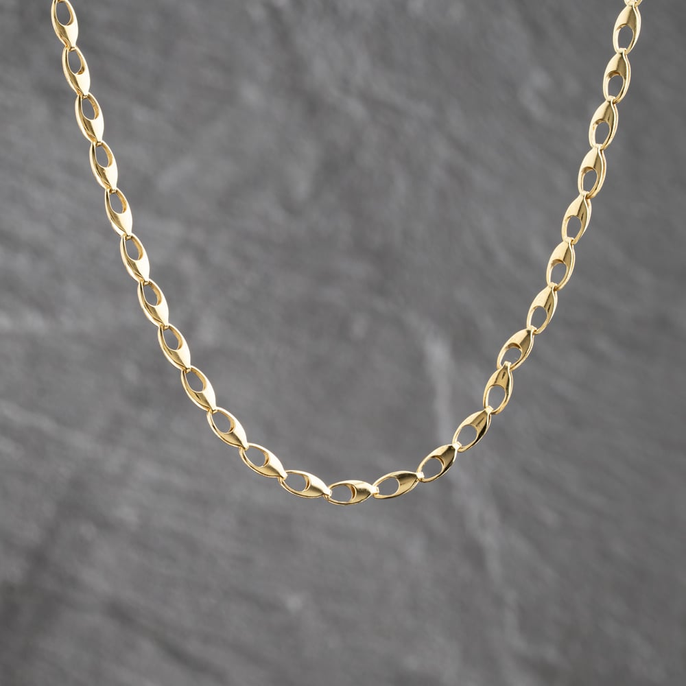 Pre-Owned 9ct Yellow Gold 16 Inch Fancy Chain 41162485