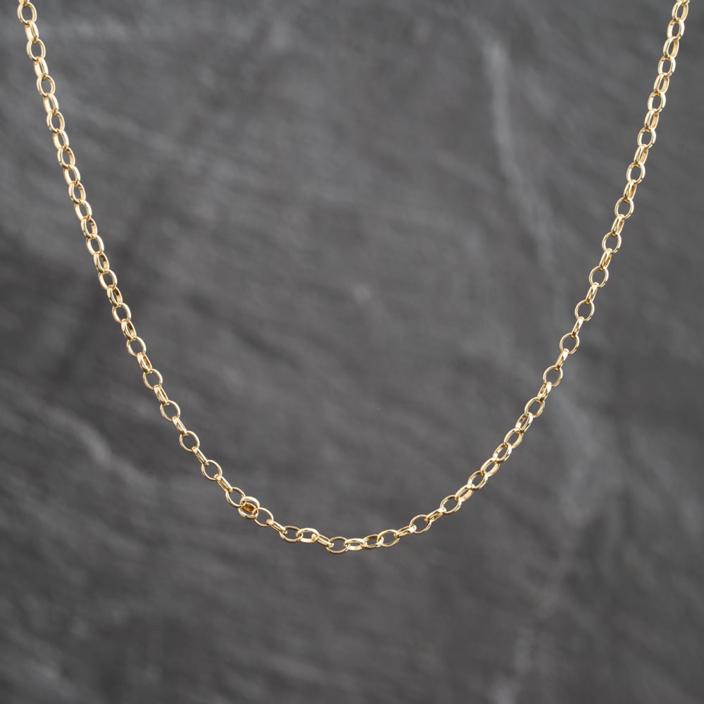 Pre-Owned 9ct Yellow Gold 22 Inch Belcher Chain 41162499