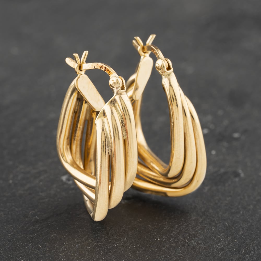 Click to view product details and reviews for Pre Owned 9ct Yellow Gold 24mm Triple Crossover Creole Earrings 41173043. Click to view product details and reviews for Pre Owned 9ct Yellow Gold 24mm Triple Crossover Creole Earrings 41173043.