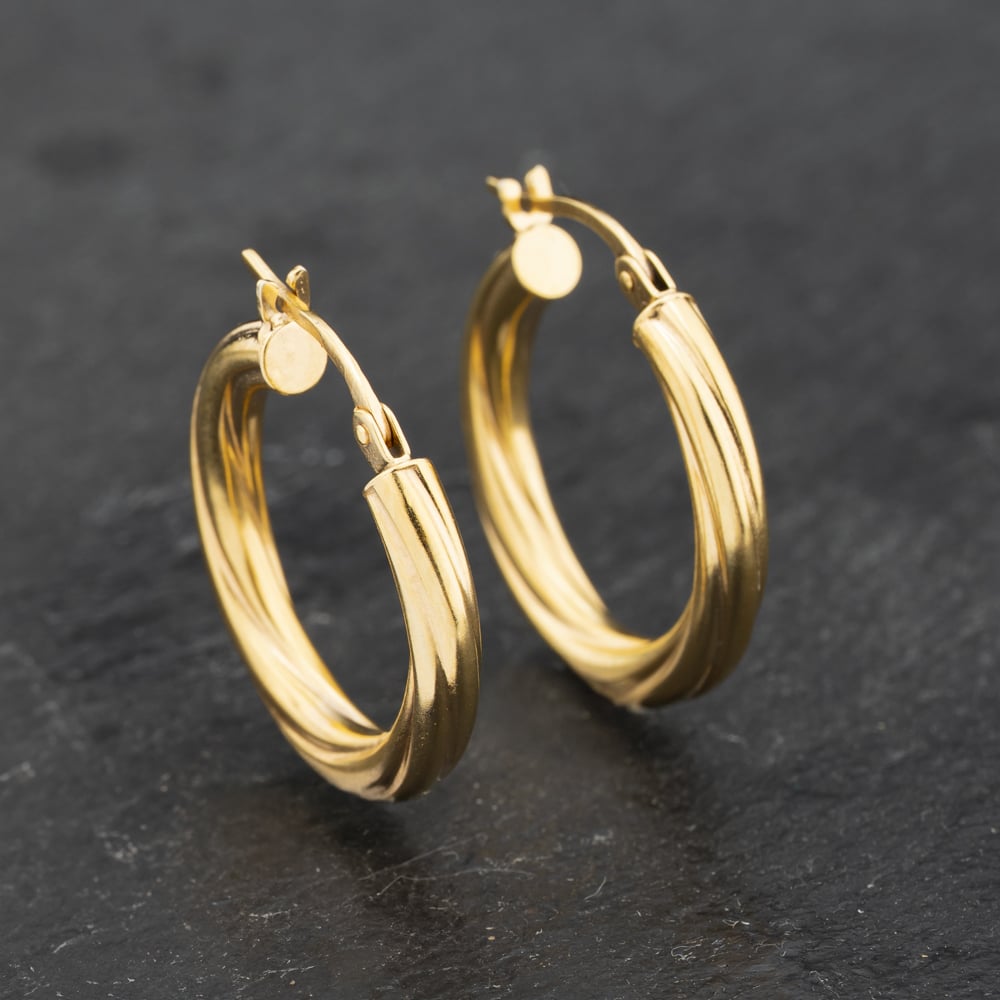 Click to view product details and reviews for Pre Owned Yellow Gold 22mm Twist Hoop Earrings 41173237. Click to view product details and reviews for Pre Owned Yellow Gold 22mm Twist Hoop Earrings 41173237.