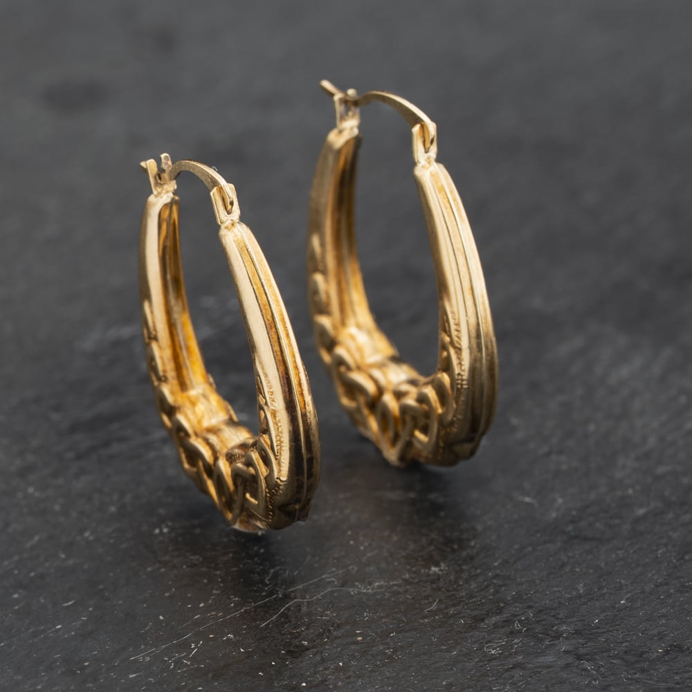 Click to view product details and reviews for Pre Owned Yellow Gold 23mm Heart Celtic Patterned Creole Earrings 41173262. Click to view product details and reviews for Pre Owned Yellow Gold 23mm Heart Celtic Patterned Creole Earrings 41173262.