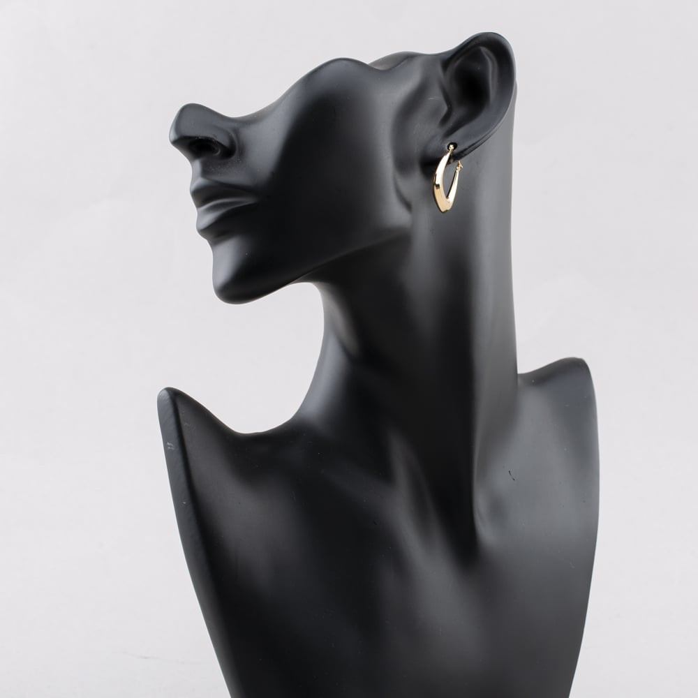 Pre-Owned Yellow Gold 22mm Oblong Creole Earrings 41173400