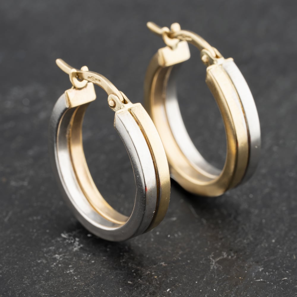 Click to view product details and reviews for Pre Owned 9ct Two Colour Gold 20mm Double Hoop Earrings 41173440. Click to view product details and reviews for Pre Owned 9ct Two Colour Gold 20mm Double Hoop Earrings 41173440.