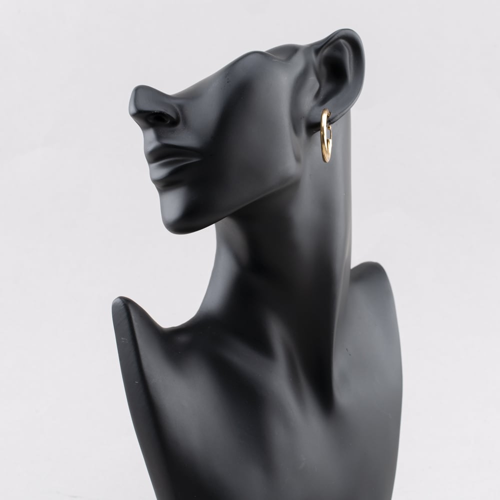 Pre-Owned Yellow Gold 29mm Twist Hoop Earrings 41173478