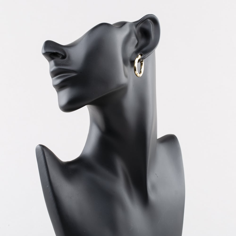 Pre-Owned Yellow Gold 23mm Twisted Creole Earrings 41174168