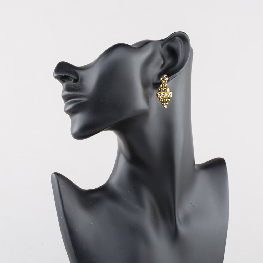 Pre-Owned 9ct Yellow Gold 27mm Chain Link Dropper Earrings 41174502