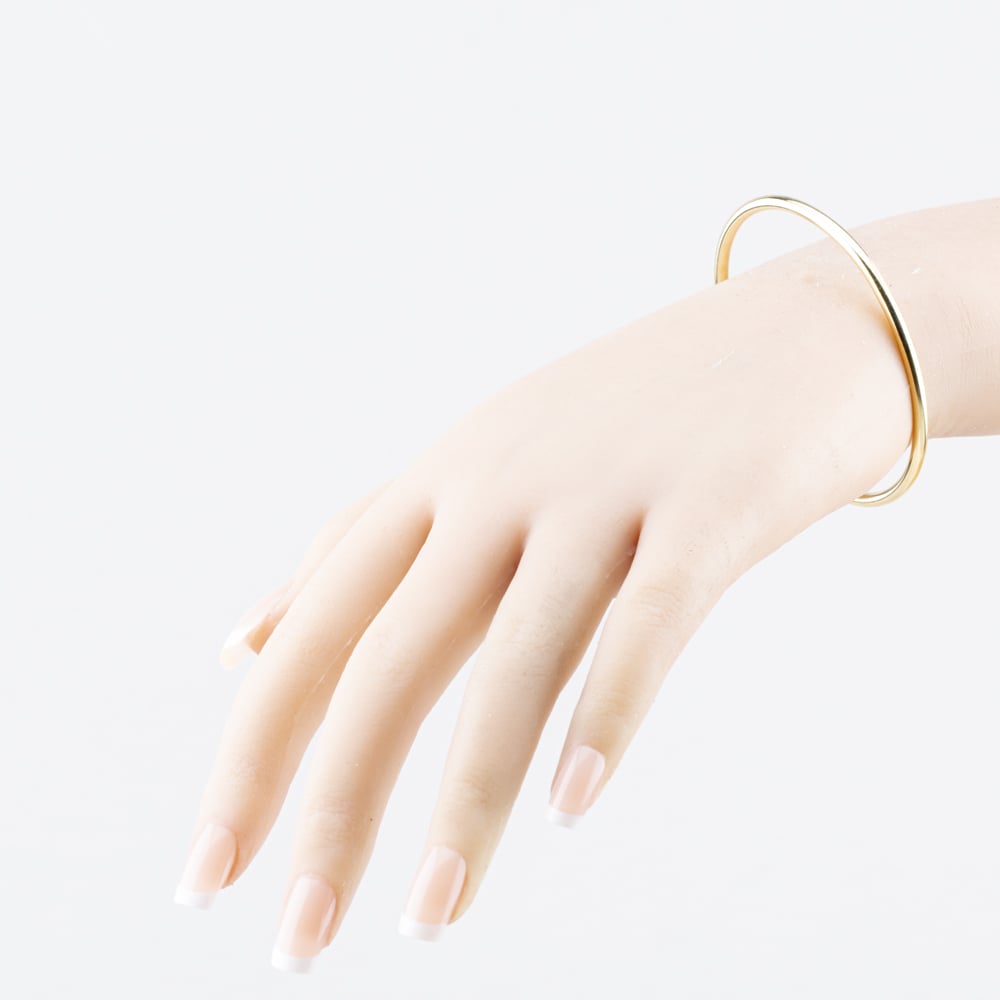 Pre-Owned 9ct Yellow Gold Torque Bangle 41211434