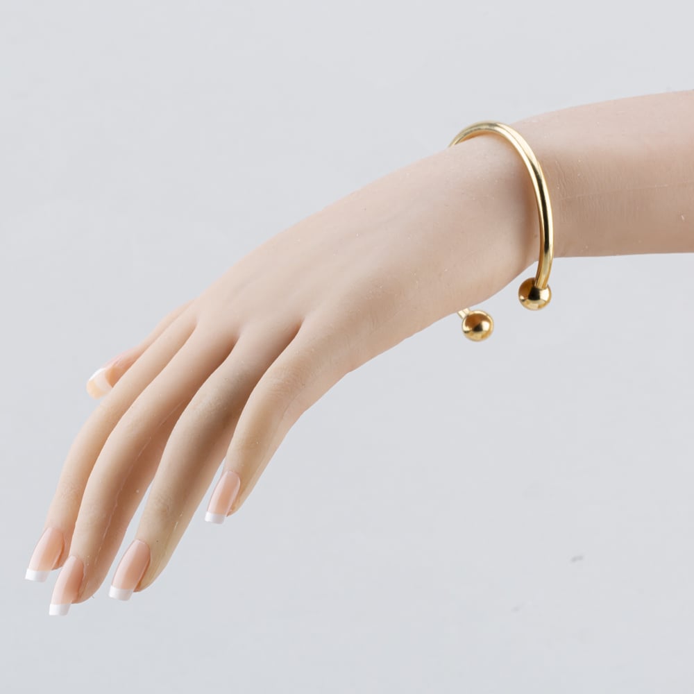 Pre-Owned 9ct Yellow Gold Plain Large Torque Bangle 41240012