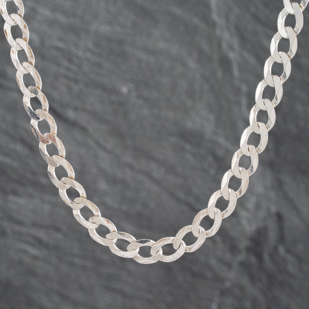 Pre-Owned Silver 20 Inch Curb Chain 41251470