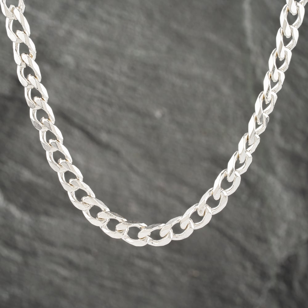 Pre-Owned Silver 19 Inch Curb Necklace 41251486