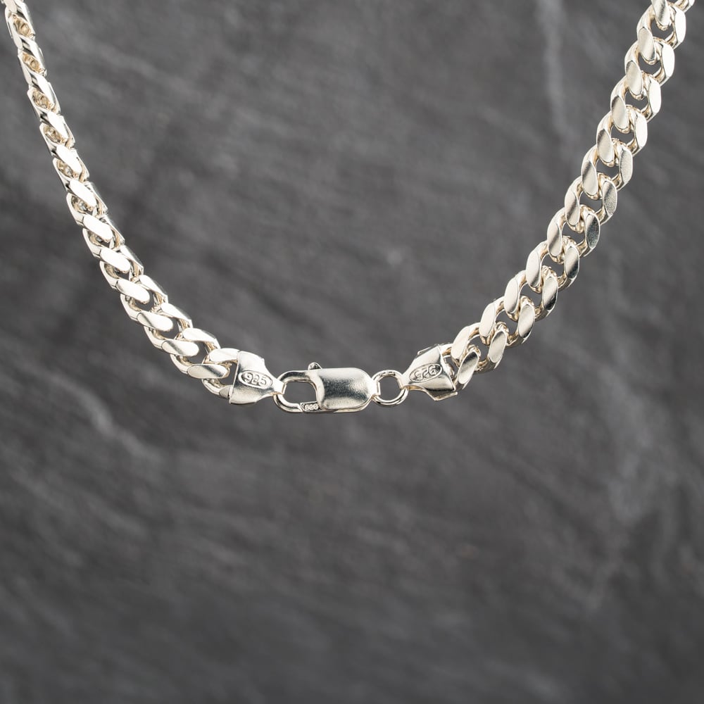 Pre-Owned Silver Heavy 22 Inch Curb Chain 41251714