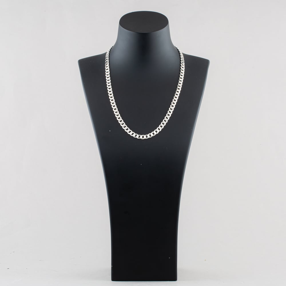 Pre-Owned Silver Heavy 20 Inch Curb Chain 41251715
