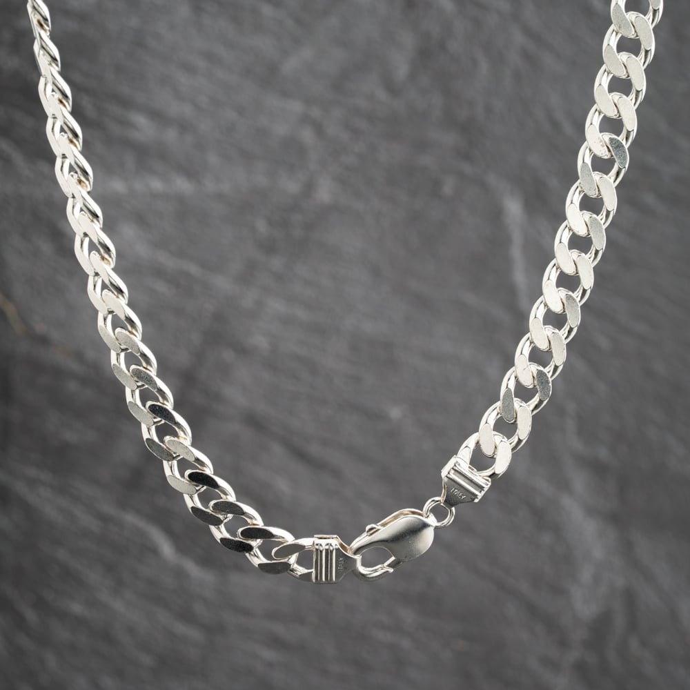 Pre-Owned Silver Heavy 20 Inch Curb Chain 41251716