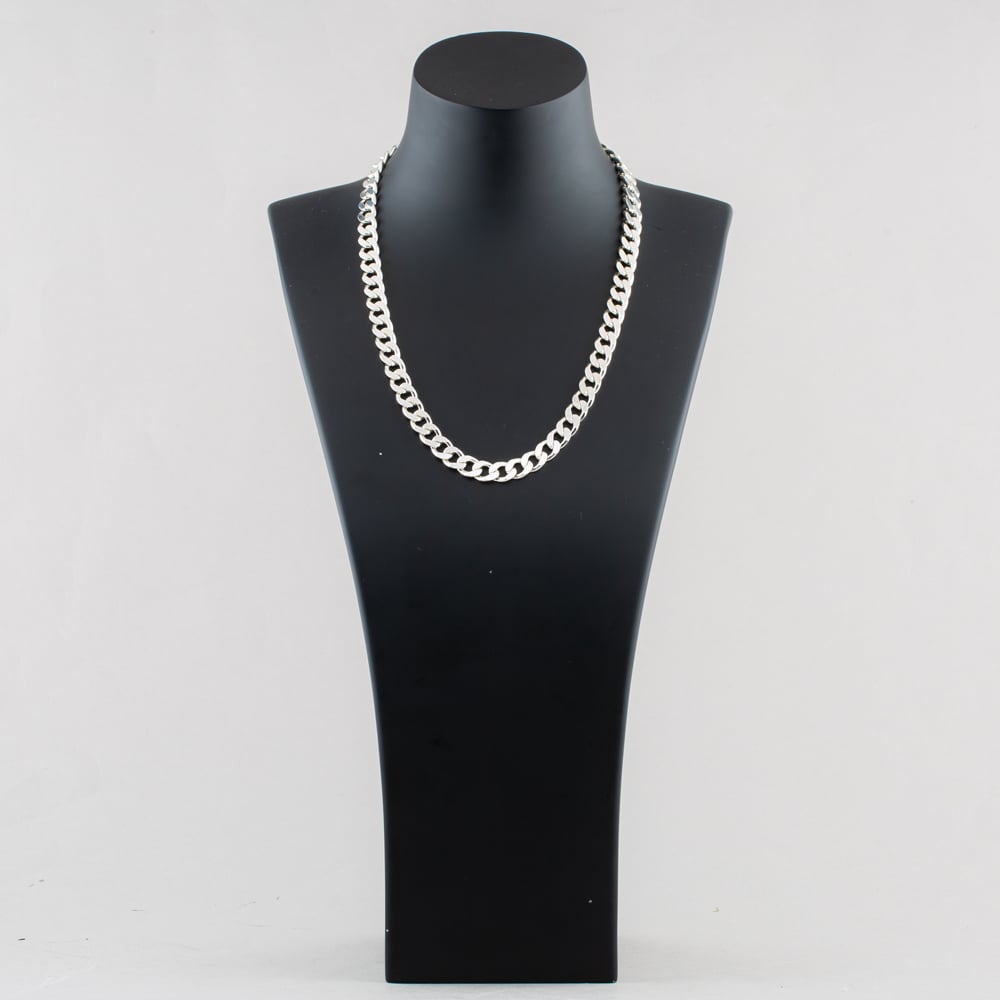 Pre-Owned Silver Heavy 20 Inch Curb Chain 41251716