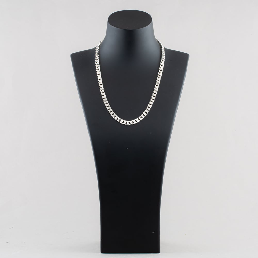 Pre-Owned Silver Heavy 20 Inch Curb Chain 41251717
