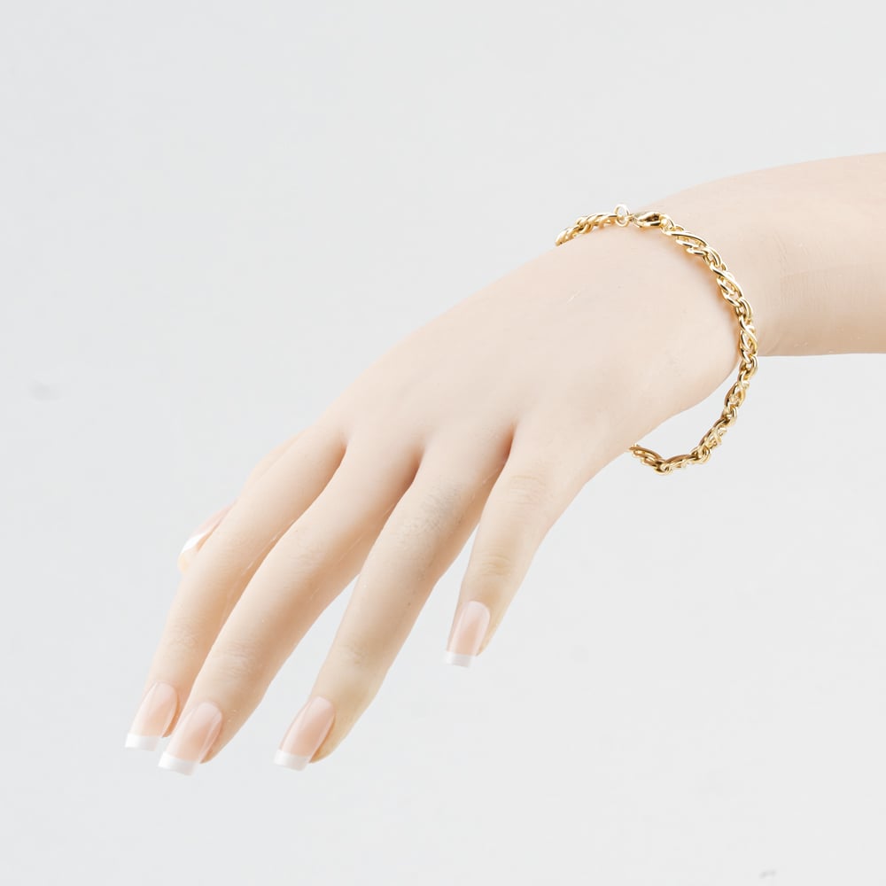 Pre-Owned 9ct Yellow Gold 7.5 Inch Celtic Bracelet 41281907