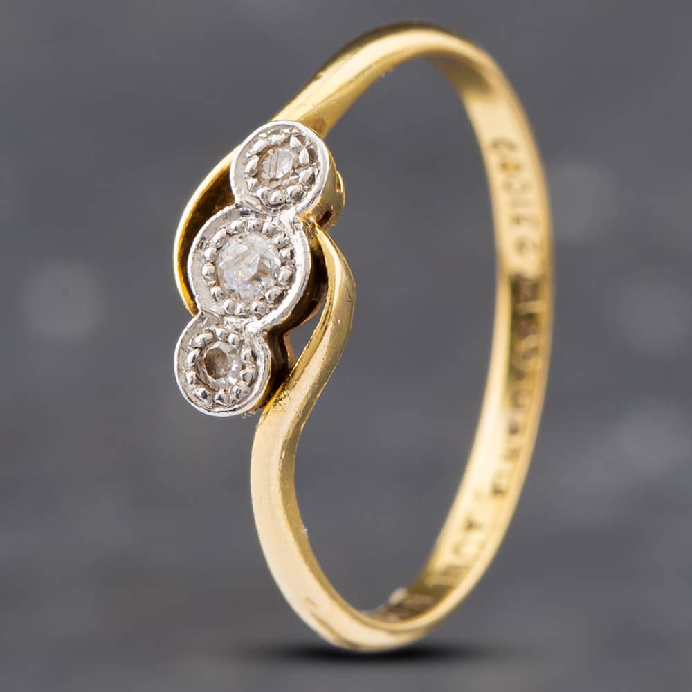 Click to view product details and reviews for Pre Owned 18ct Yellow Gold Diamond Crossover Three Stone Ring 41381982. Click to view product details and reviews for Pre Owned 18ct Yellow Gold Diamond Crossover Three Stone Ring 41381982.