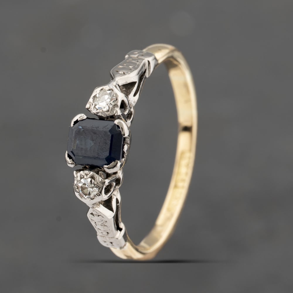 Click to view product details and reviews for Pre Owned Vintage Yellow Gold Sapphire And Diamond Three Stone Ring 41382283. Click to view product details and reviews for Pre Owned Vintage Yellow Gold Sapphire And Diamond Three Stone Ring 41382283.