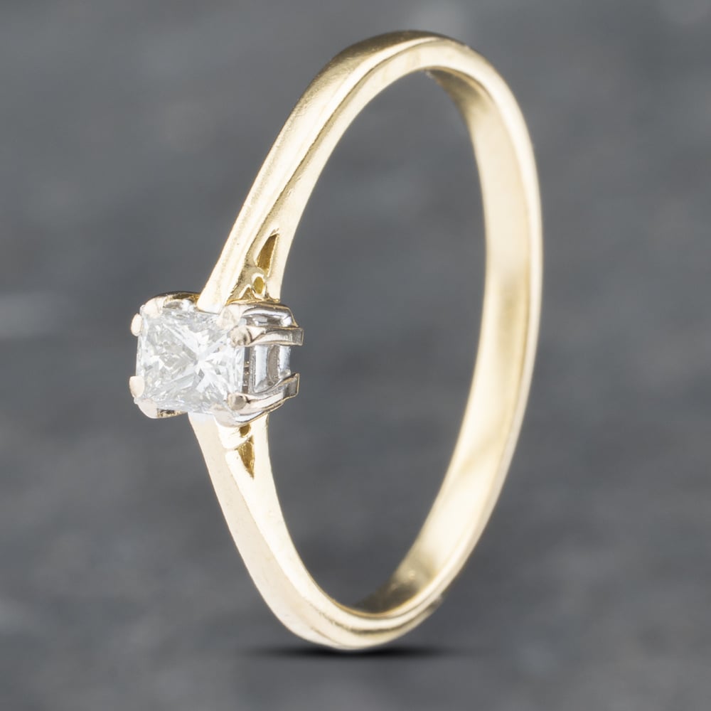 Click to view product details and reviews for Pre Owned 18ct Yellow Gold 025ct Princess Cut Diamond Solitaire Ring 41382662. Click to view product details and reviews for Pre Owned 18ct Yellow Gold 025ct Princess Cut Diamond Solitaire Ring 41382662.