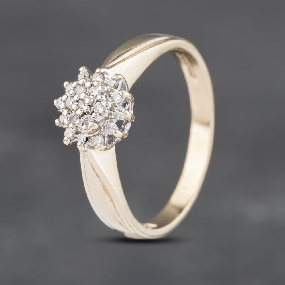 Click to view product details and reviews for Pre Owned 9ct Yellow Gold 010ct Diamond Cluster Ring 41382925. Click to view product details and reviews for Pre Owned 9ct Yellow Gold 010ct Diamond Cluster Ring 41382925.