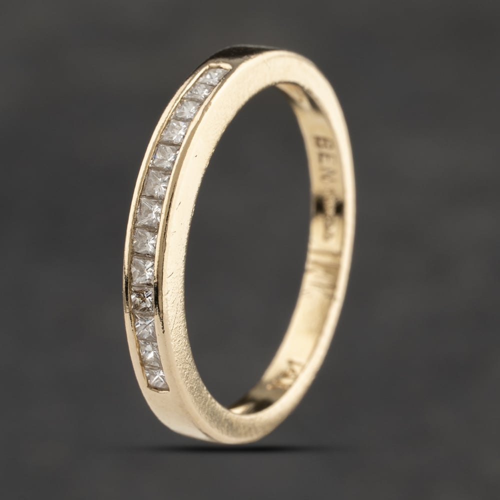 Click to view product details and reviews for Pre Owned 14ct Yellow Gold 025ct Princess Cut Diamond Half Eternity Ring 41383023. Click to view product details and reviews for Pre Owned 14ct Yellow Gold 025ct Princess Cut Diamond Half Eternity Ring 41383023.