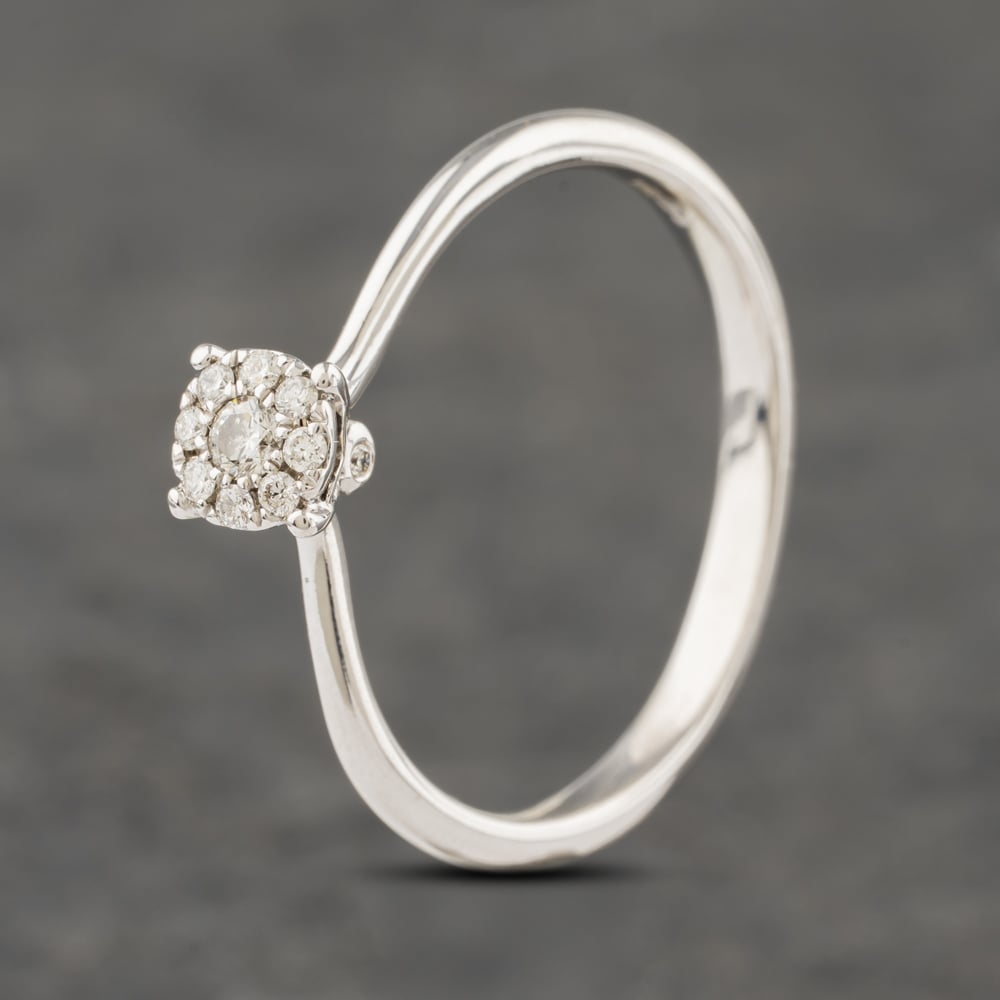 Click to view product details and reviews for Pre Owned 18ct White Gold 020ct Brilliant Cut Diamond Round Cluster Ring 41383060. Click to view product details and reviews for Pre Owned 18ct White Gold 020ct Brilliant Cut Diamond Round Cluster Ring 41383060.