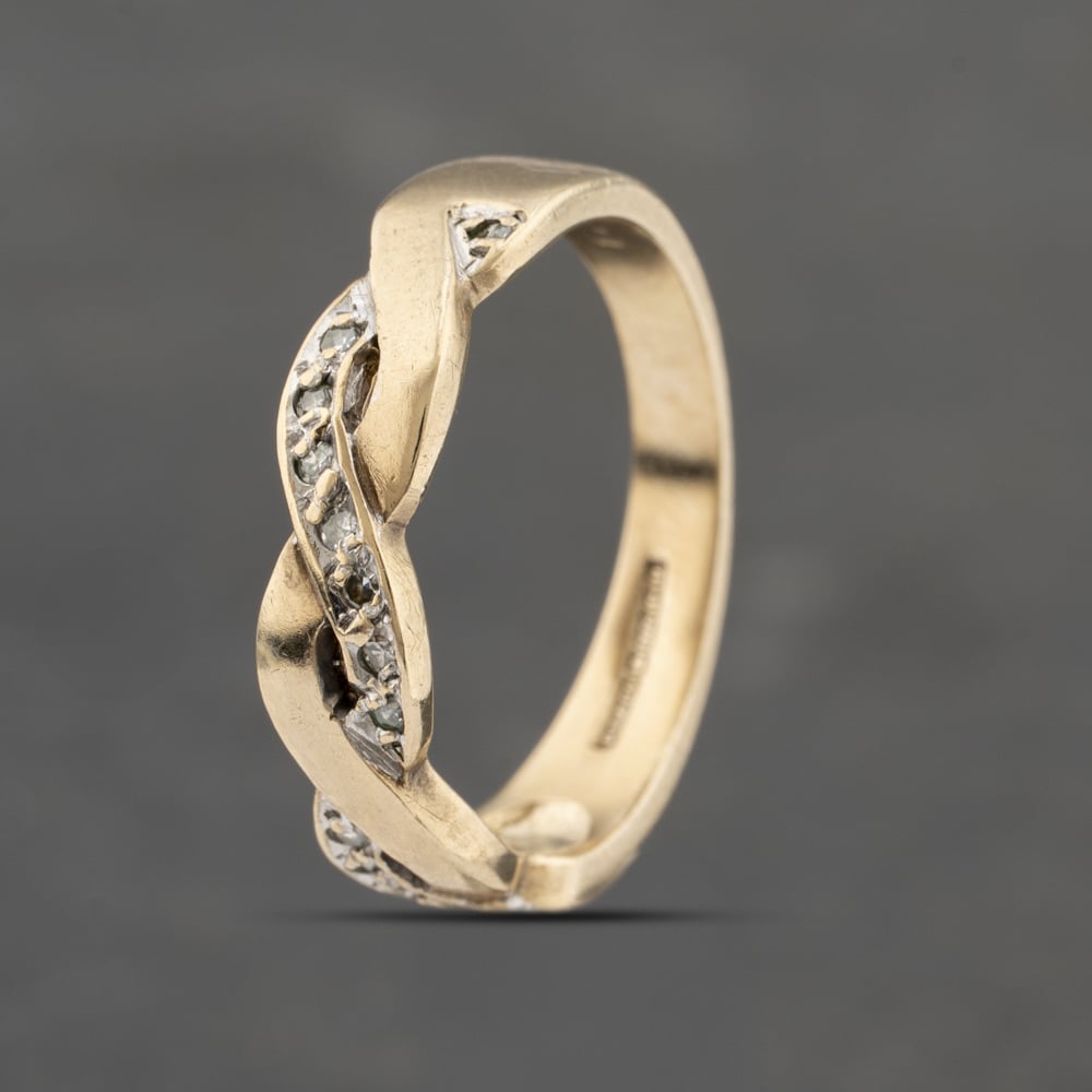 Click to view product details and reviews for Pre Owned 9ct Yellow Gold Diamond And Cubic Zirconia Shoulders Crossover Ring 41383372. Click to view product details and reviews for Pre Owned 9ct Yellow Gold Diamond And Cubic Zirconia Shoulders Crossover Ring 41383372.