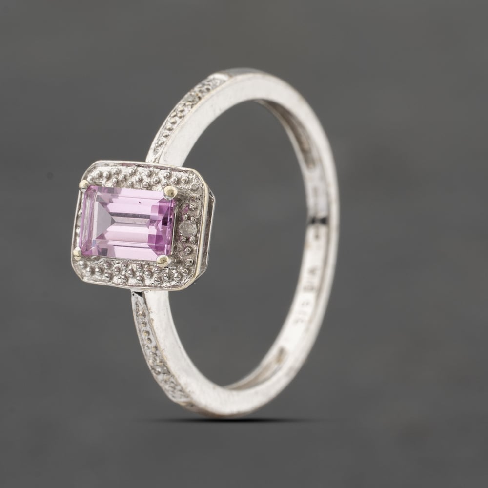 Click to view product details and reviews for Pre Owned 9ct White Gold Pink Topaz And Diamond Cluster Ring 41383400. Click to view product details and reviews for Pre Owned 9ct White Gold Pink Topaz And Diamond Cluster Ring 41383400.