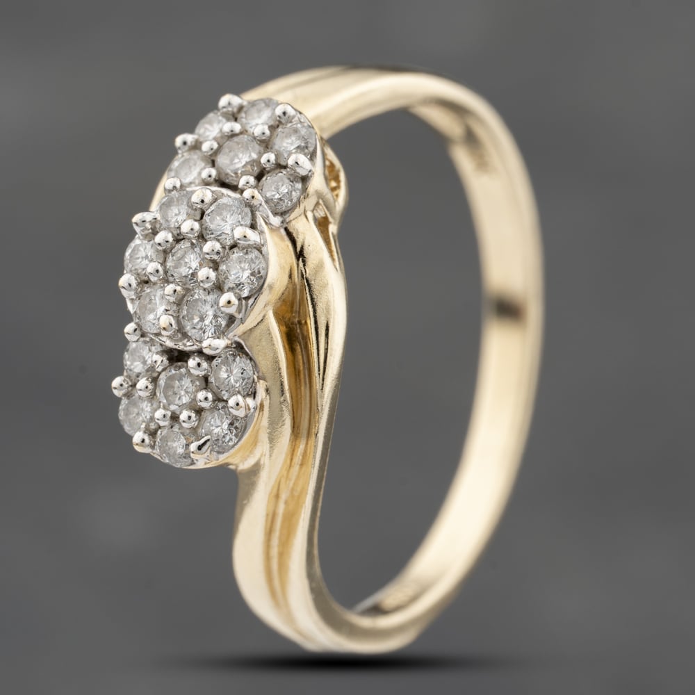 Click to view product details and reviews for Pre Owned 9ct Yellow Gold 040ct Brilliant Cut Diamond Triple Flower Cluster Ring 41383794. Click to view product details and reviews for Pre Owned 9ct Yellow Gold 040ct Brilliant Cut Diamond Triple Flower Cluster Ring 41383794.