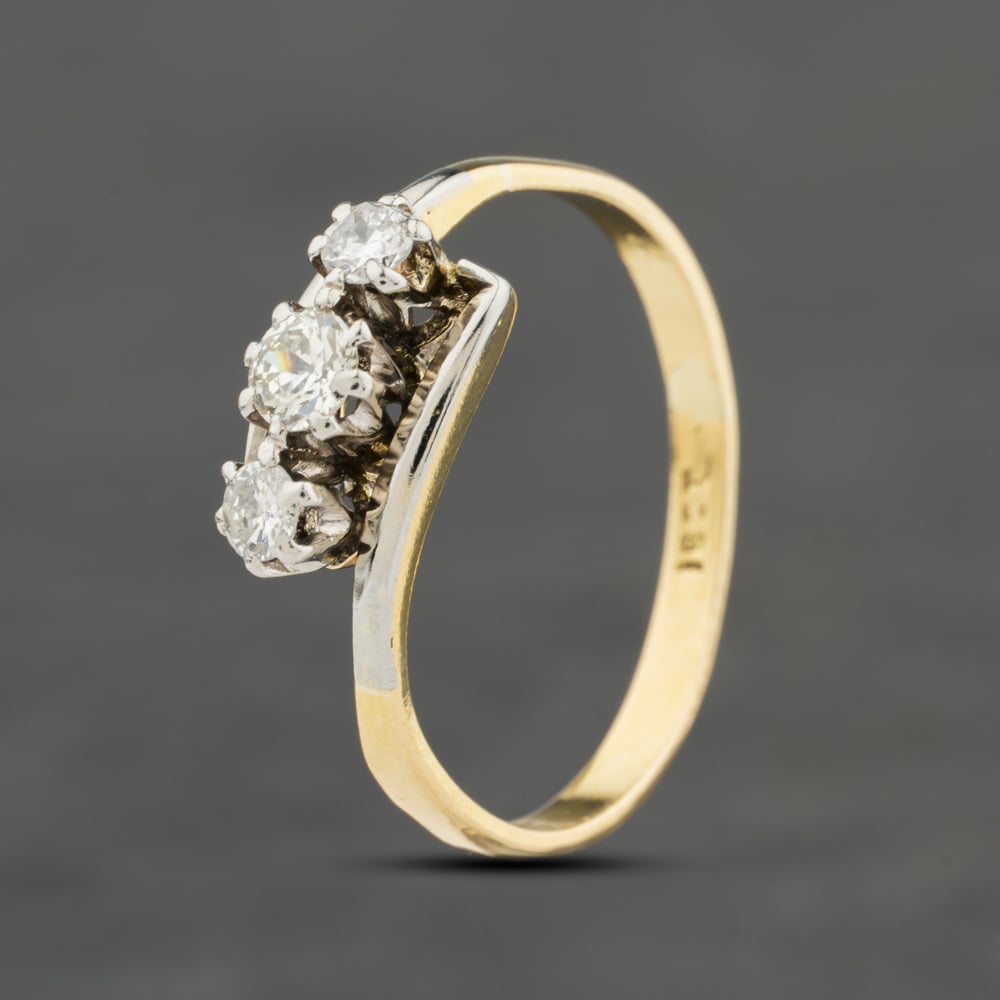 Click to view product details and reviews for Pre Owned Vintage Yellow Gold Brilliant Cut Diamond Twist Three Stone Ring 41383995. Click to view product details and reviews for Pre Owned Vintage Yellow Gold Brilliant Cut Diamond Twist Three Stone Ring 41383995.