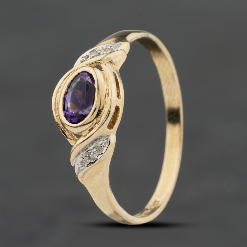 Click to view product details and reviews for Pre Owned 9ct Yellow Gold Amethyst And 001ct Diamond Marquise Shaped Dress Ring 41384014. Click to view product details and reviews for Pre Owned 9ct Yellow Gold Amethyst And 001ct Diamond Marquise Shaped Dress Ring 41384014.