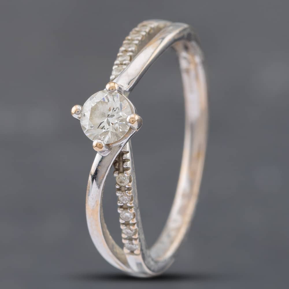 Click to view product details and reviews for Pre Owned 9ct White Gold Brilliant Cut Diamond Crossover Shoulders Solitaire Ring 41481585. Click to view product details and reviews for Pre Owned 9ct White Gold Brilliant Cut Diamond Crossover Shoulders Solitaire Ring 41481585.