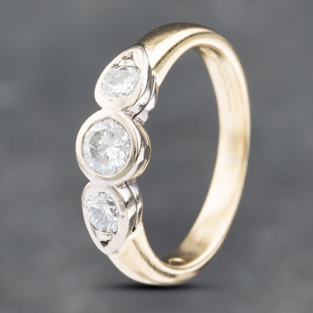 Click to view product details and reviews for Pre Owned 18ct Yellow Gold 050ct Brilliant Cut Diamond Three Stone Ring 41481794. Click to view product details and reviews for Pre Owned 18ct Yellow Gold 050ct Brilliant Cut Diamond Three Stone Ring 41481794.