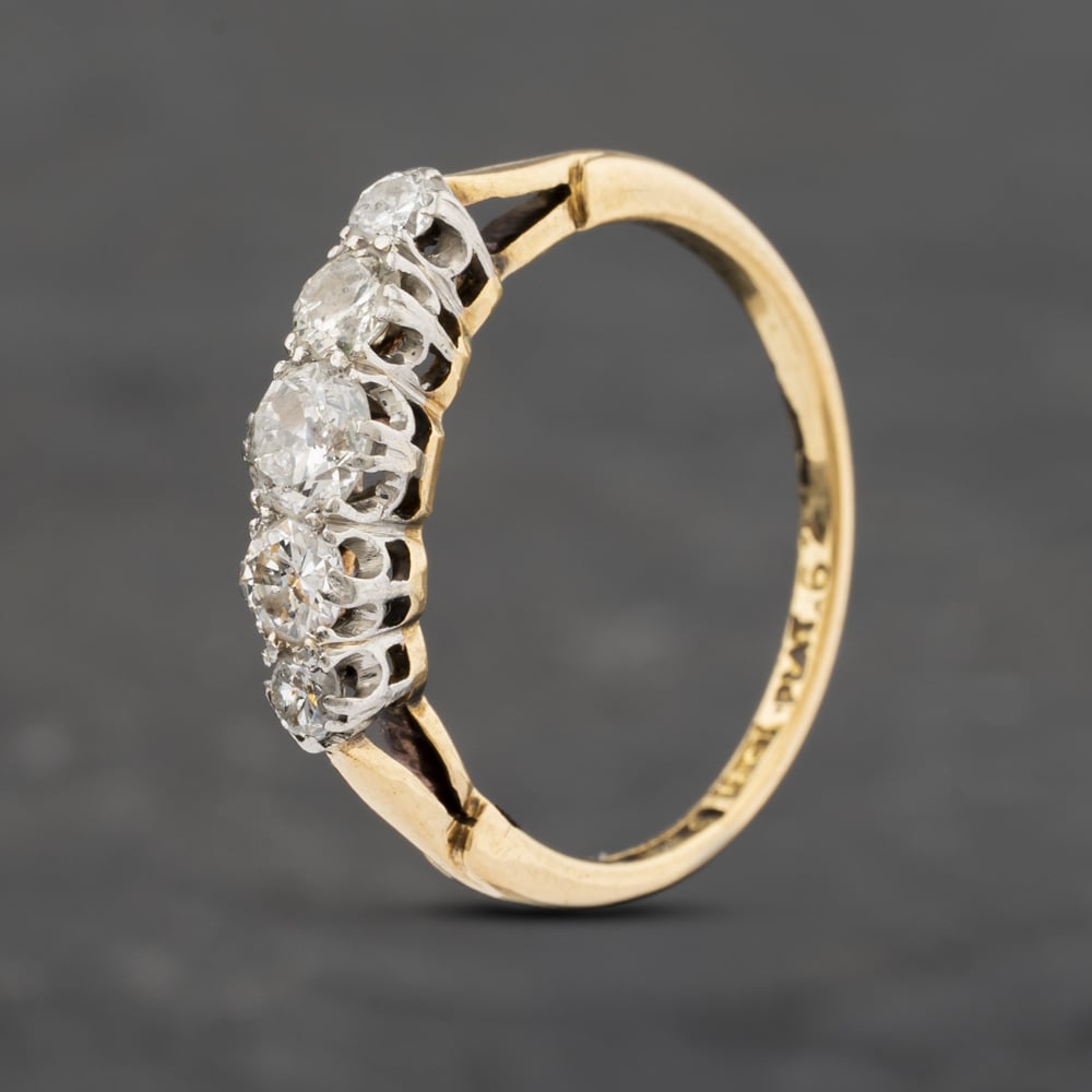 Click to view product details and reviews for Pre Owned Vintage Yellow Gold 060ct Brilliant Cut Diamond Five Stone Ring 41481988. Click to view product details and reviews for Pre Owned Vintage Yellow Gold 060ct Brilliant Cut Diamond Five Stone Ring 41481988.