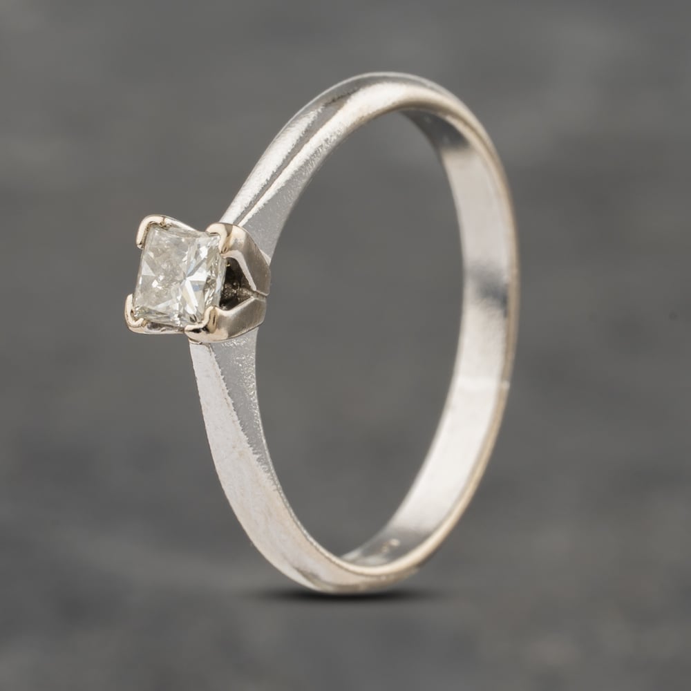Click to view product details and reviews for Pre Owned 18ct White Gold 025ct Princess Cut Diamond Solitaire Ring 41482033. Click to view product details and reviews for Pre Owned 18ct White Gold 025ct Princess Cut Diamond Solitaire Ring 41482033.