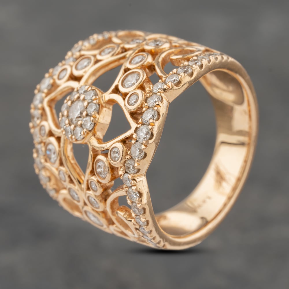 Click to view product details and reviews for Pre Owned 14ct Rose Gold 111ct Brilliant Cut Diamond Openwork Ornate Cluster Ring 41482051. Click to view product details and reviews for Pre Owned 14ct Rose Gold 111ct Brilliant Cut Diamond Openwork Ornate Cluster Ring 41482051.