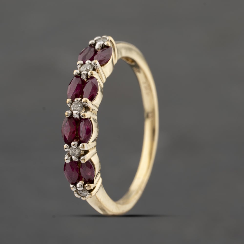 Click to view product details and reviews for Pre Owned 14ct Yellow Gold Ruby And 010ct Diamond Dress Ring 41482122. Click to view product details and reviews for Pre Owned 14ct Yellow Gold Ruby And 010ct Diamond Dress Ring 41482122.