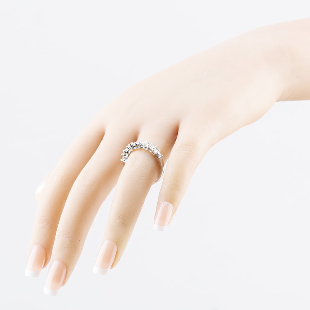Pre-Owned 18ct White Gold Diamond Half Eternity Ring 41482150