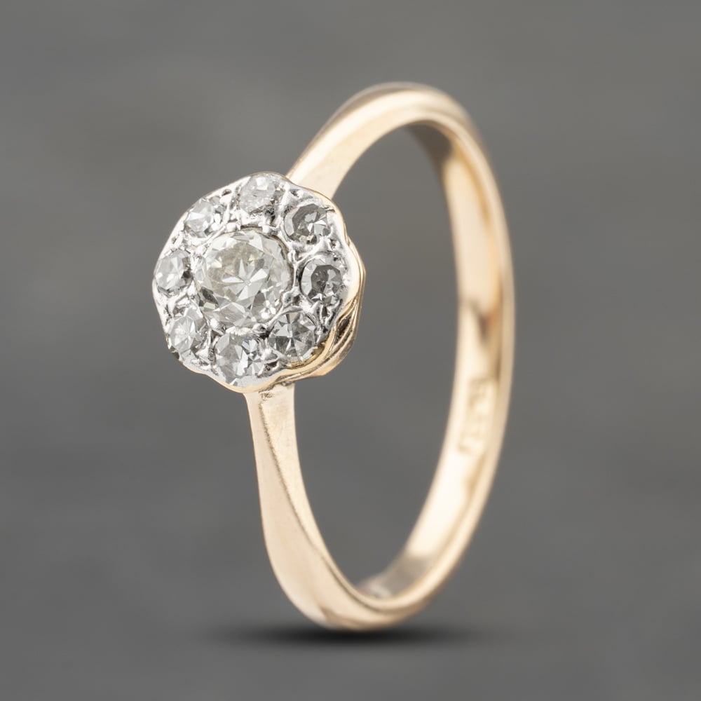 Click to view product details and reviews for Pre Owned Vintage Yellow Gold 050ct Brilliant Cut Diamond Round Cluster Ring 41482258. Click to view product details and reviews for Pre Owned Vintage Yellow Gold 050ct Brilliant Cut Diamond Round Cluster Ring 41482258.