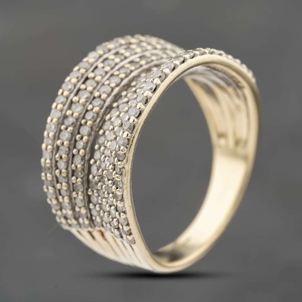 Click to view product details and reviews for Pre Owned 9ct Yellow Gold 100ct Diamond Seven Row Half Eternity Ring 41482375. Click to view product details and reviews for Pre Owned 9ct Yellow Gold 100ct Diamond Seven Row Half Eternity Ring 41482375.