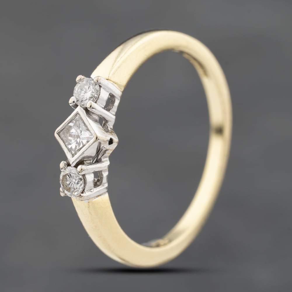 Click to view product details and reviews for Pre Owned 18ct Yellow Gold 025ct Diamond Three Stone Ring 41482397. Click to view product details and reviews for Pre Owned 18ct Yellow Gold 025ct Diamond Three Stone Ring 41482397.