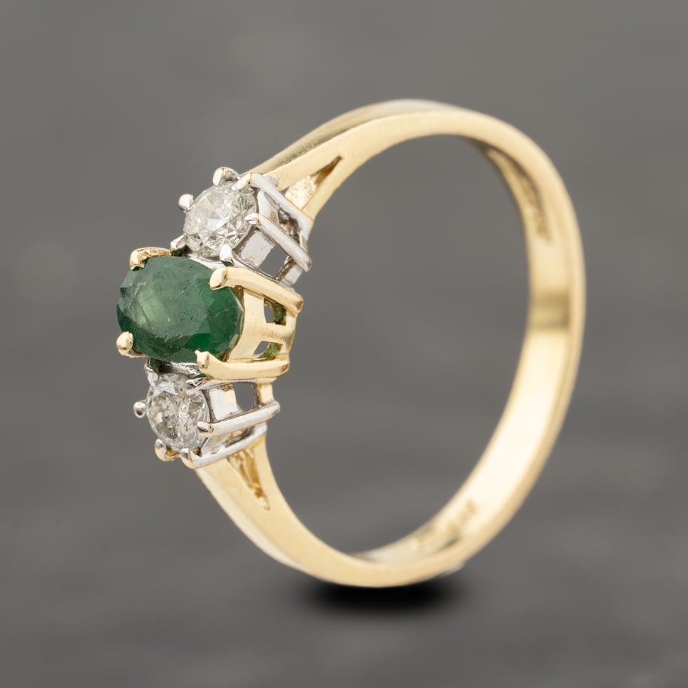 Click to view product details and reviews for Pre Owned 18ct Yellow Gold 025ct Emerald Three Stone Ring 41482449. Click to view product details and reviews for Pre Owned 18ct Yellow Gold 025ct Emerald Three Stone Ring 41482449.