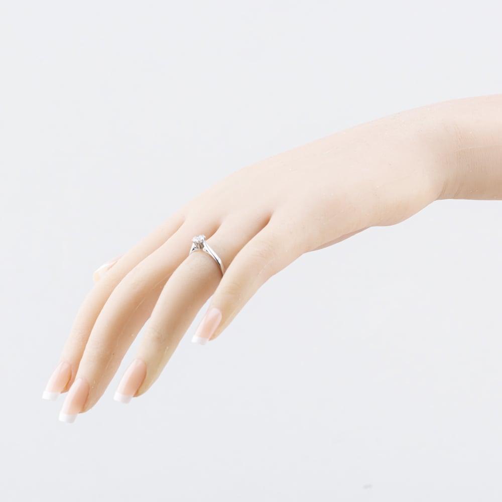 Pre-Owned 18ct White Gold 0.25ct Brilliant Cut Diamond Solitaire Ring 41482928