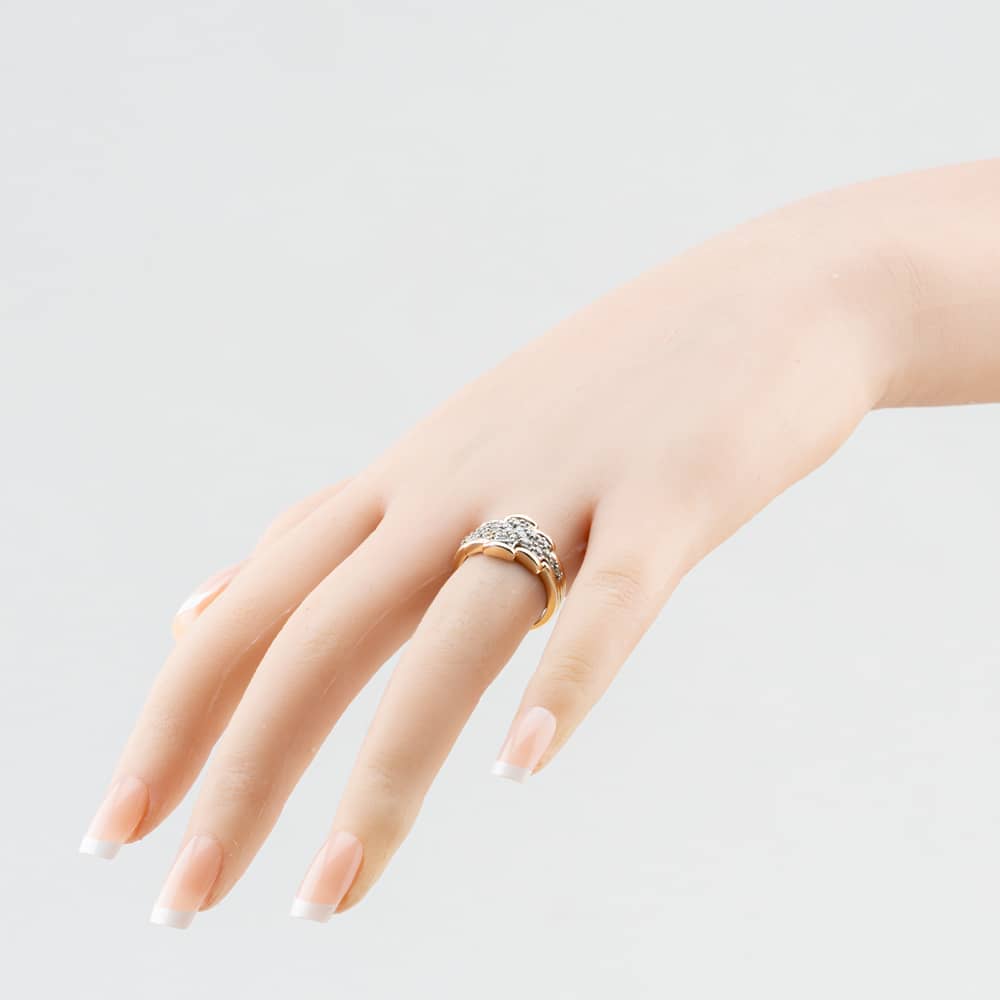 Pre-Owned 9ct Yellow Gold 0.50ct Brilliant Cut Diamond Dress Ring 41483053