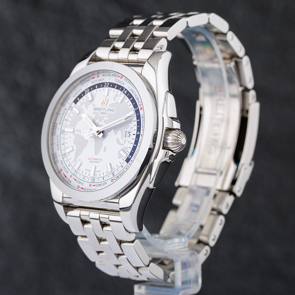Pre-Owned Breitling Galactic Unitime Bracelet Watch 4218011