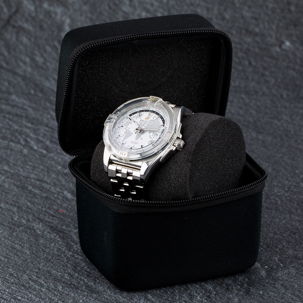 Pre-Owned Breitling Galactic Unitime Bracelet Watch 4218011